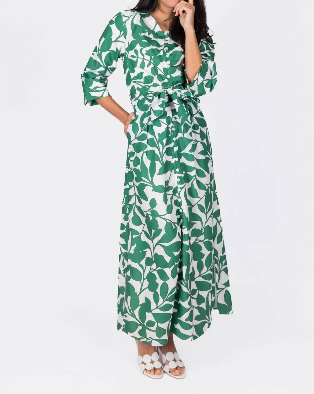 NEW YAKIRA BELLA catalina dress in green